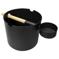 Black KOLO Bucket and Ladle