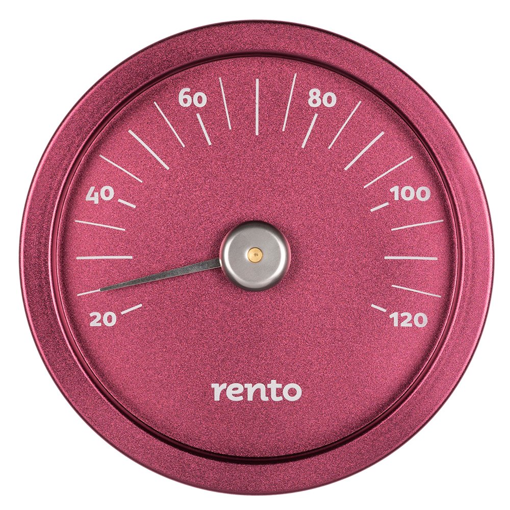 Rento Lingonberry Aluminum Thermometer Celsius (5.9” Diameter)