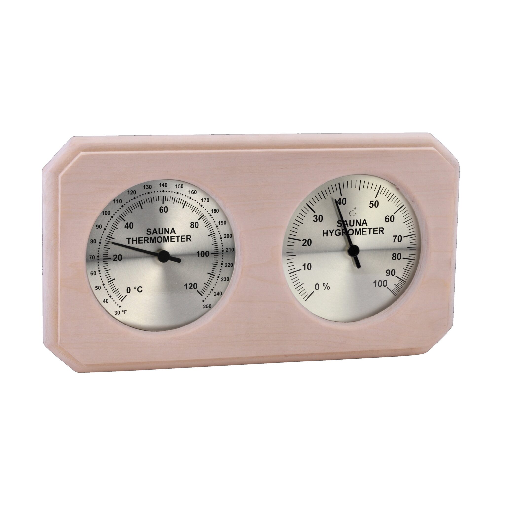 Aspen Encased Thermometer/Hygrometer C-F (10″ x5 1/2″)