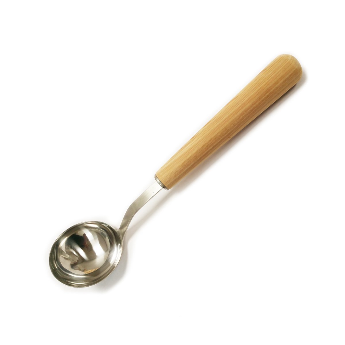 Stainless Steel Dipper (Big Cup) with Cedar Handle (15 3/4″)