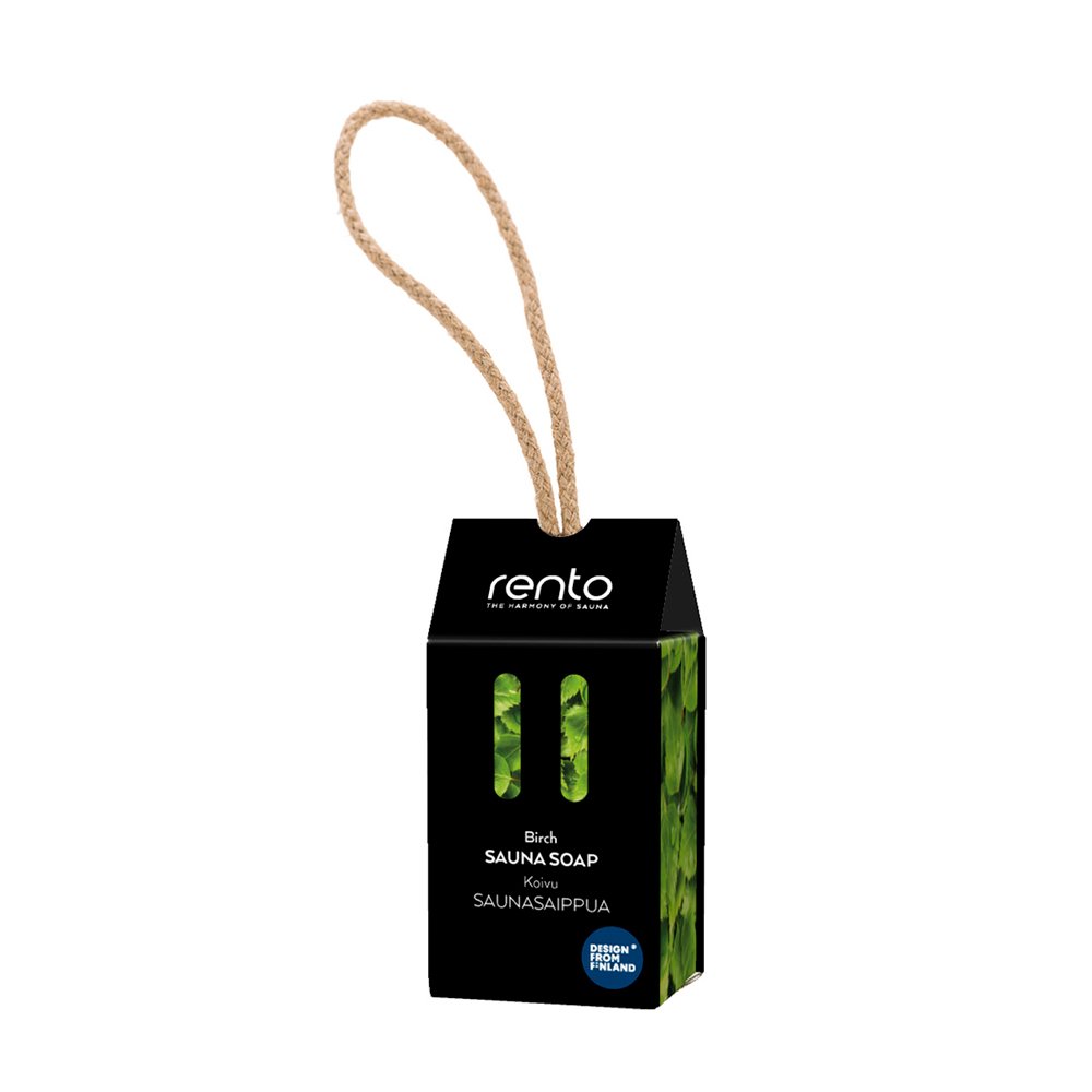 Rento Birch Soap On A Rope